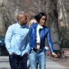 Kelly Rowland avec son compagnon Tim Witherspoon à New York, le 26 mars 2014.