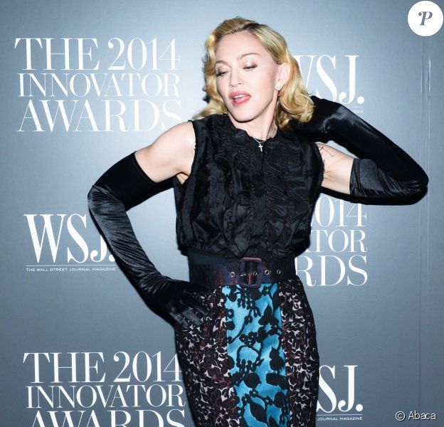 Madonna assiste aux WSJ Innovator Awards au musée d'art moderne, à New York. Le 5 novembre 2014.