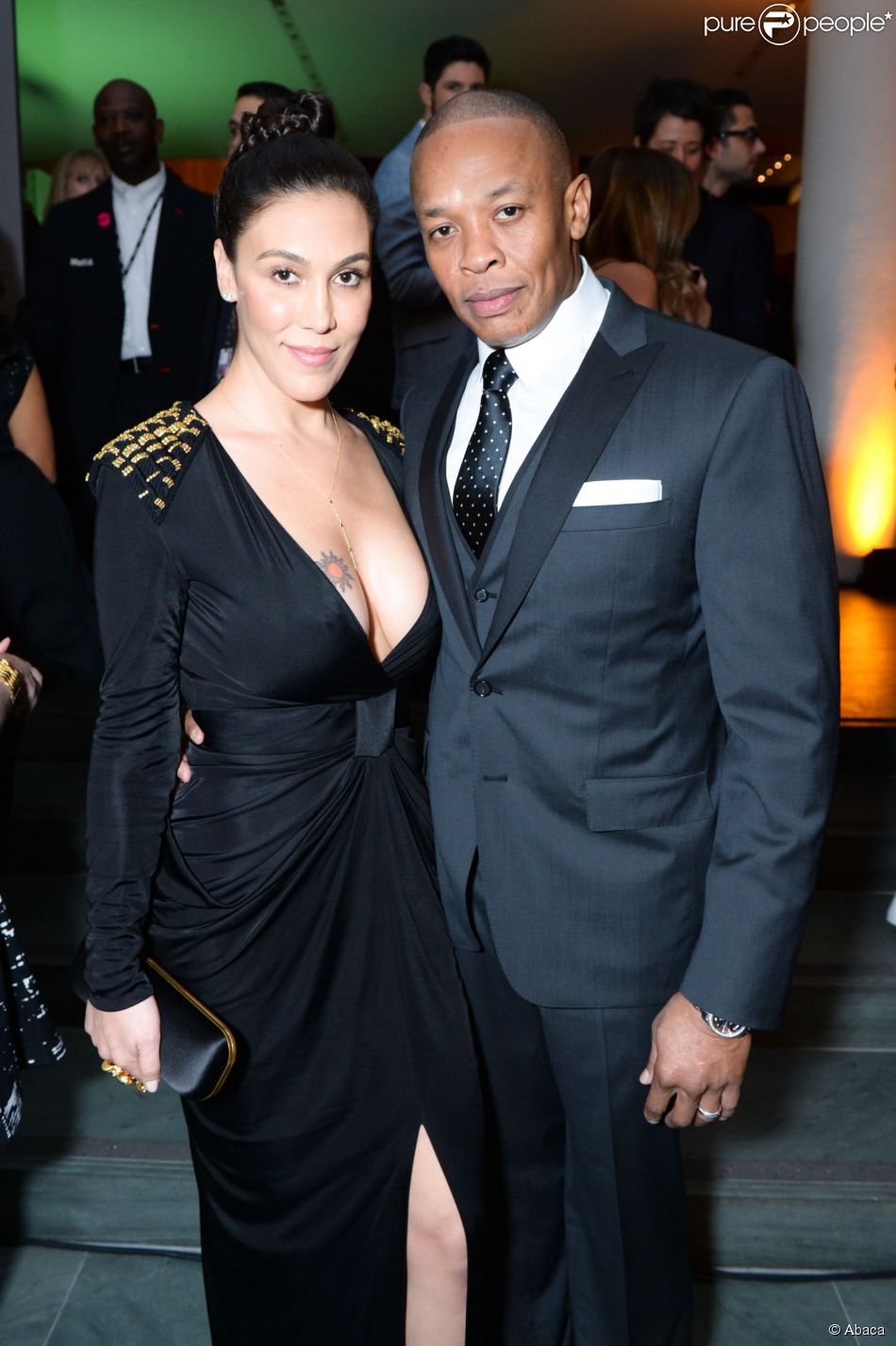  Nicole et Andre Young (Dr. Dre) lors des WSJ Innovator Awards au mus&amp;eacute;e d&#039;art moderne, &amp;agrave; New York. Le 5 novembre 2014. 