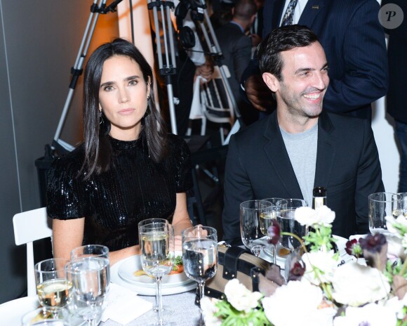 Jennifer Connelly et Nicolas Ghesquiere lors des WSJ Innovator Awards au musée d'art moderne, à New York. Le 5 novembre 2014.