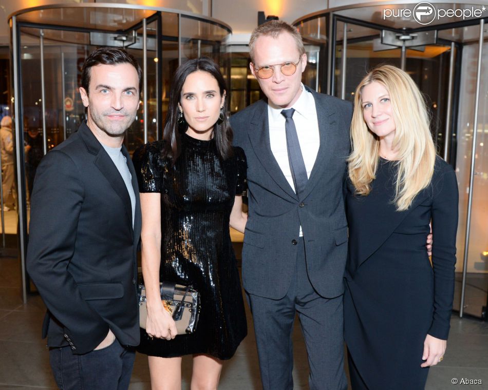  Nicolas Ghesqui&amp;egrave;re, Jennifer Connelly, Paul Bettany et Kristina O&#039;Neill lors des WSJ Innovator Awards au mus&amp;eacute;e d&#039;art moderne, &amp;agrave; New York. Le 5 novembre 2014. 