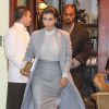 Kim Kardashian et Kanye West quittent le restaurant Cipriani après un déjeuner en tête à tête. New York, le 7 novembre 2014.