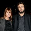 Exclusif - Axelle Laffont et son compagnon Cyril Paglino, très amoureux, au Palais des Sports à Paris le 31 octobre 2014.