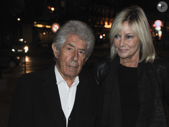 Exclusif - Philippe Gildas et sa femme Maryse Gildas au Palais des Sports à Paris le 31 octobre 2014.