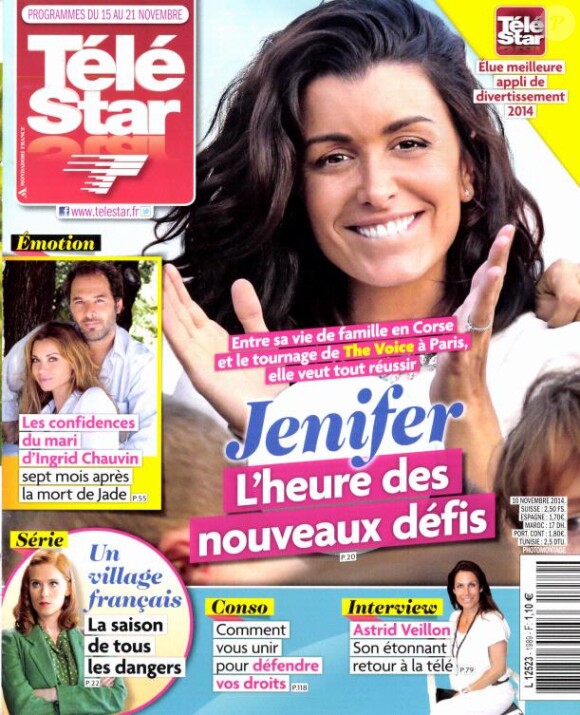Magazine Télé Star du 15 au 21 novembre 2014.