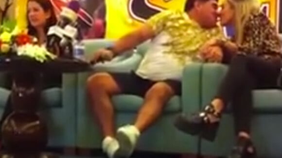 Diego Maradona et Rocio de nouveau ensemble ? Un baiser après les scandales