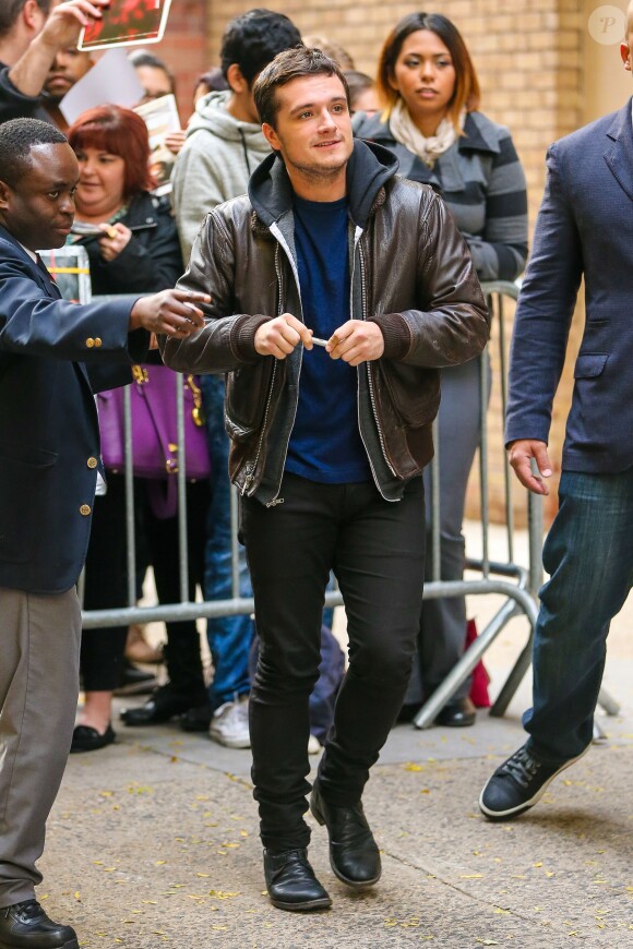 Josh Hutcherson à New York le 12 novembre 2014.
