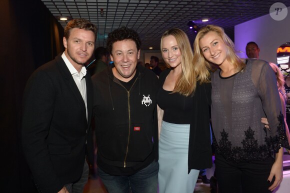 Gareth Wittstock, frère de la princesse Charlene, et sa compagne Roisin Galvin lors des NRJ DJ Music Awards le 12 novembre 2014 à Monaco.