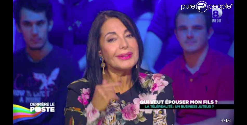 Marie-France Polimeno dans Derrière le poste sur D8, le vendredi 14 novembre 2014.