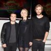 Josh Hutcherson, Jennifer Lawrence, Liam Hemsworth à New York le 15 novembre 2014.