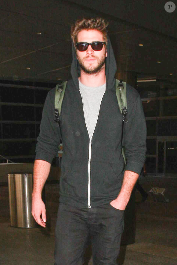 Liam Hemsworth au Los Angeles International Airport le 11 juillet 2014.