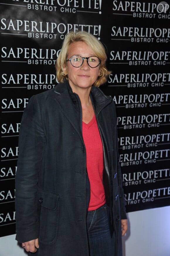 Ariane Massenet lors de l'inauguration du restaurant "Saperlipopette!" de Norbert Tarayre (Top Chef 3) à Puteaux, le 17 novembre 2014