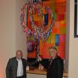 Saulo Portela et Marcello Scuderi - Vernissage de l'exposition "Opéra Aria Etc. " des Frimousses des créateurs au théâtre du Chatelet à Paris le 17 novembre 2014