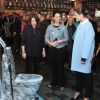 La princesse Victoria de Suède a eu l'occasion de découvrir 10 WC customisés lors de l'inauguration de l'exposition 'I Love Toa' à Stockholm, le 14 novembre 2014, sous l'égide de WaterAid, dont elle est marraine depuis 2011.