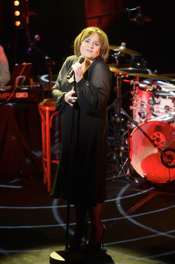 Exclusif - Concert de la chanteuse Lisa Angell au théâtre de la Madeleine à Paris, le 17 novembre 2014