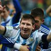 Lionel Messi - L'Argentine bat les Pays-Bas lors de la séance de tirs au but sur le score de 4-2 et se qualifie pour la finale du mondial de football à Sao Paulo au Brésil le 9 juillet 2014.