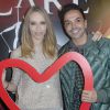 Tonya Kinzinger et Kamel Ouali lors du gala caritatif à l'occasion de la présentation du spectacle Pégase & Icare du cirque Alexis Gruss au profit de Mécénat Chirurgie Cardiaque à Paris, le 20 novembre 2014