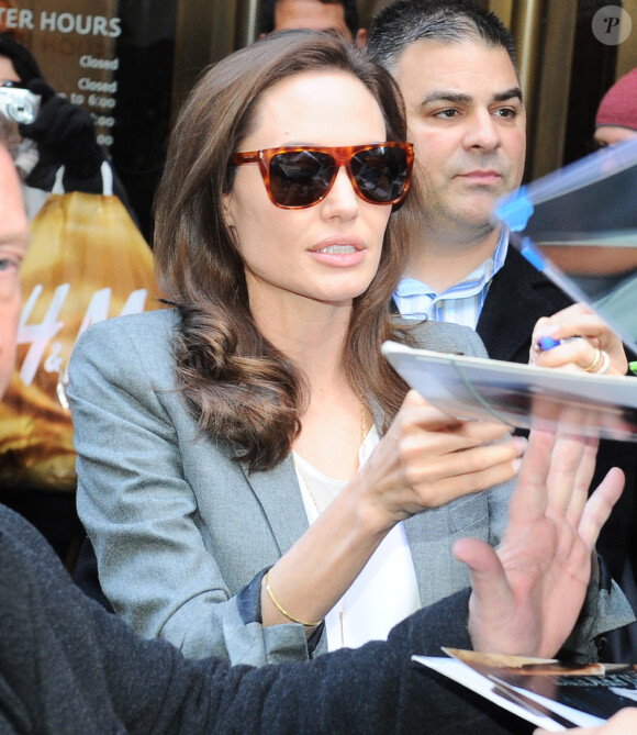 Angelina Jolie au Paley Center à New York le 21 novembre 2014.