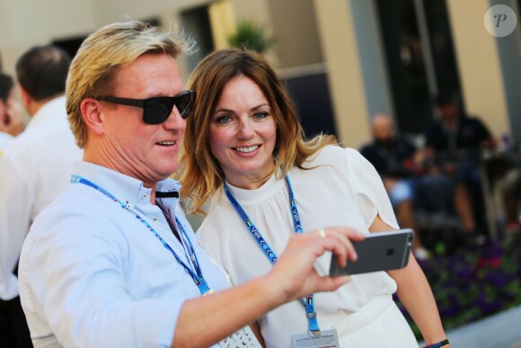 Geri Halliwell lors des qualifications du Grand Prix de F1 d'Abu Dhabi le 22 novembre 2014