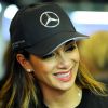 Nicole Scherzinger a pu fêter le 23 novembre 2014 lors du Grand Prix de F1 d'Abu Dhabi le second titre de champion du monde de son chéri Lewis Hamilton.