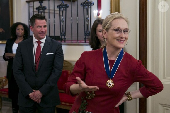 Meryl Streep honorée à Washington, le 24 novembre 2014.
