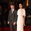 Angelina Jolie et Jack O'Connell - Avant-première du film "Unbroken" à Londres, le 25 novembre 2014.