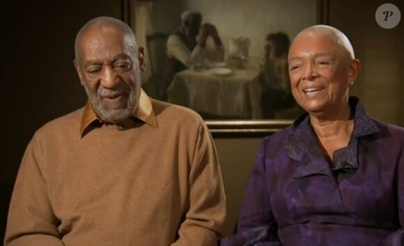 Bill Cosby et sa femme pendant une interview donnée à l'AP.