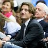Jean Sarkozy au meeting de son père Nicolas Sakozy à Boulogne-Billancourt le 25 novembre 2014