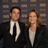 Julian Bugier et son épouse journaliste Claire Fournier lors de la soirée GQ le 19 novembre 2014 à Paris.