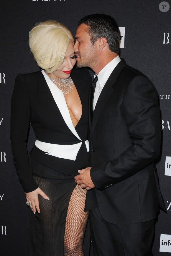 Lady Gaga et son boyfriend Taylor Kinney à New York, le 5 septembre 2014.