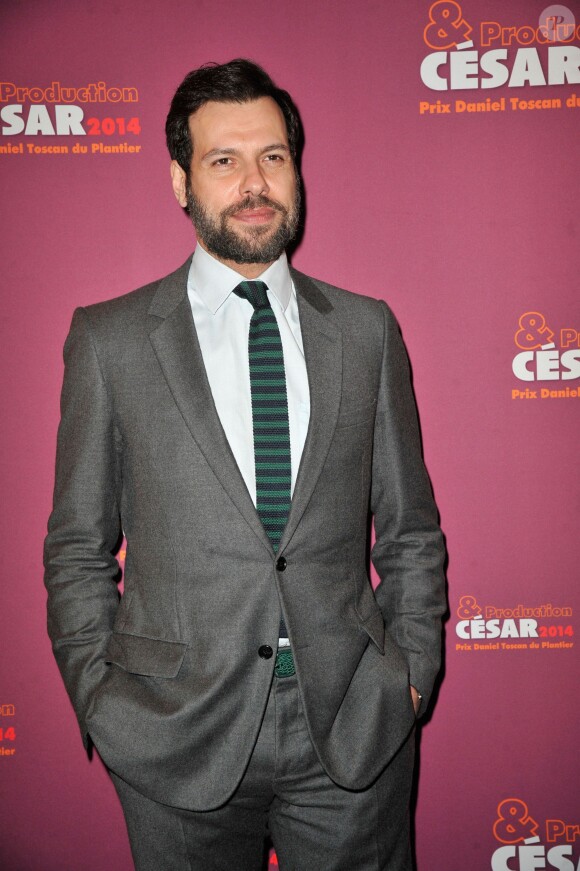 Laurent Lafitte - Dîner des producteurs et remise du prix "Daniel Toscan du Plantier" au Four Seasons Hotel George V à Paris le 24 février 2014. 