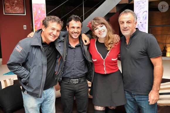 Dove Attia, Willy Rovelli, Caroline Rose et Albert Cohen à la soirée pour le retour de "1789, les Amants de la Bastille" à Boulogne-Billancourt, le 9 octobre 2013