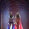 Adriana Lima et Alessandra Ambrosio au Défilé Victoria's Secret à Londres, le 2 décembre 2014