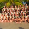  Photo de groupe - Les 33 prétendantes au titre de Miss France 2015 : Leur folle semaine à Punta Cana, en République Dominicaine 