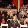 Elton John au tournoi Mylan WTT Smash Hits - Statoil Masters Tennis au Royal Albert Hall à Londres, le 7 décembre 2014