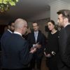 La duchesse de Cambridge, enceinte, arrive au consulat britannique pour déjeuner avec les représentants de la communauté britannique résidant à New York, du monde des arts, de la culture et de l'entreprise, lors du 2ème jour de la visite officielle du couple aux Etats-Unis, le 8 décembre 2014.