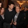 Elsa Zylberstein, Sarah Guetta, Patrick Bruel, Philippe Vandel pour les 1 an du salon de coiffure de Sarah Guetta le 8 décembre 2014 à Paris