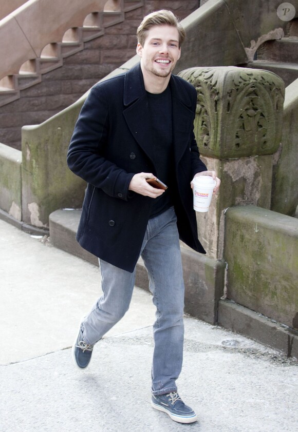 L'acteur sur le tournage de "Still Alice'" à New York, le 5 mars 2014