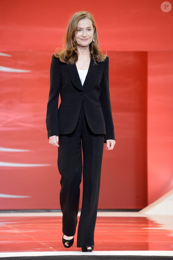 Isabelle Huppert lors d'un hommage au cinéma japonais dans le cadre du 14e Festival de Marrakech, le 9 décembre 2014.