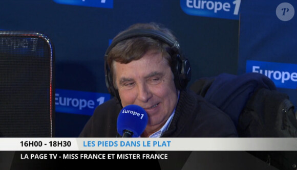 Jean-Pierre Foucault, dans Les Pieds dans le plat, le mercredi 10 décembre 2014.