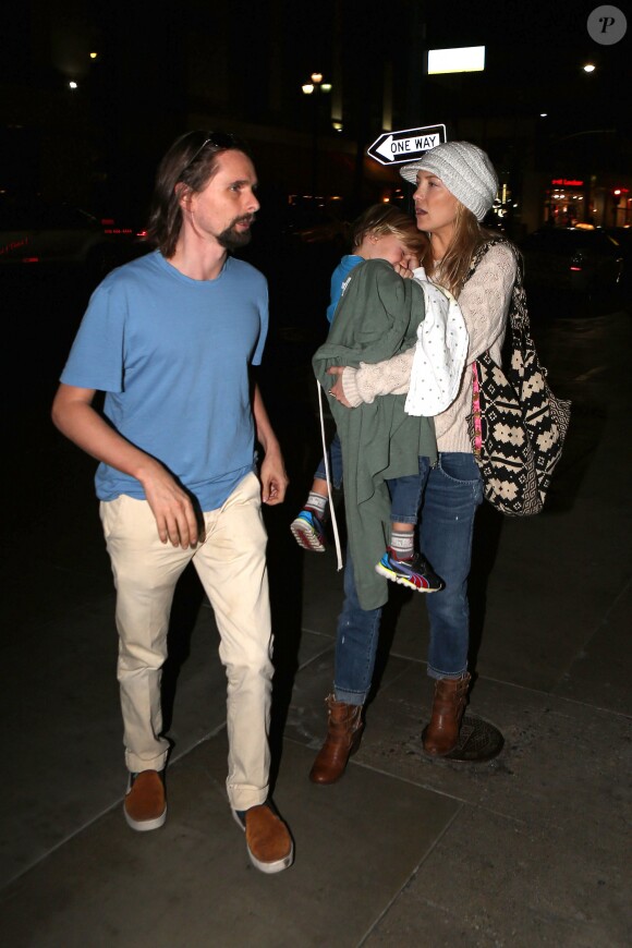 Kate Hudson avec Bingham et Matthew Bellamy à Los Angeles le 16 novembre 2014