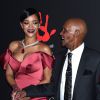 Rihanna et son grand-père Lionel Brathwaite assistent à la première édition du Diamond Ball de la Clara Lionel Foundation. Beverly Hills, le 11 décembre 2014.