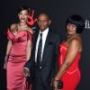 Rihanna, Lionel et Monica Braithwaite assistent à la première édition du Diamond Ball de la Clara Lionel Foundation. Beverly Hills, le 11 décembre 2014.