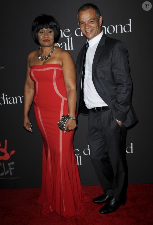 Monica Braithwaite et Ronald Fenty assistent à la première édition du Diamond Ball de la Clara Lionel Foundation. Beverly Hills, le 11 décembre 2014.
