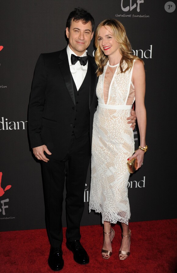 Jimmy Kimmel et son épouse Molly McNearney assistent au Diamond Ball de la Clara Lional Foundation. Beverly Hills, le 11 décembre 2014.