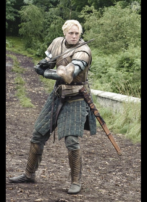 Gwendoline Christie dans la saison 3 de "Game of Thrones", printemps 2013.