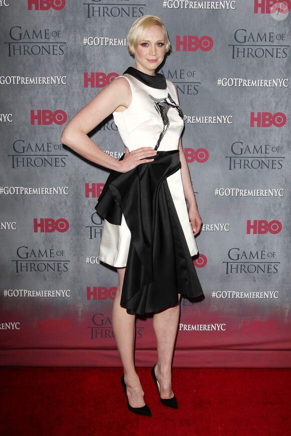 Gwendoline Christie à New York, le 18 mars 2014.