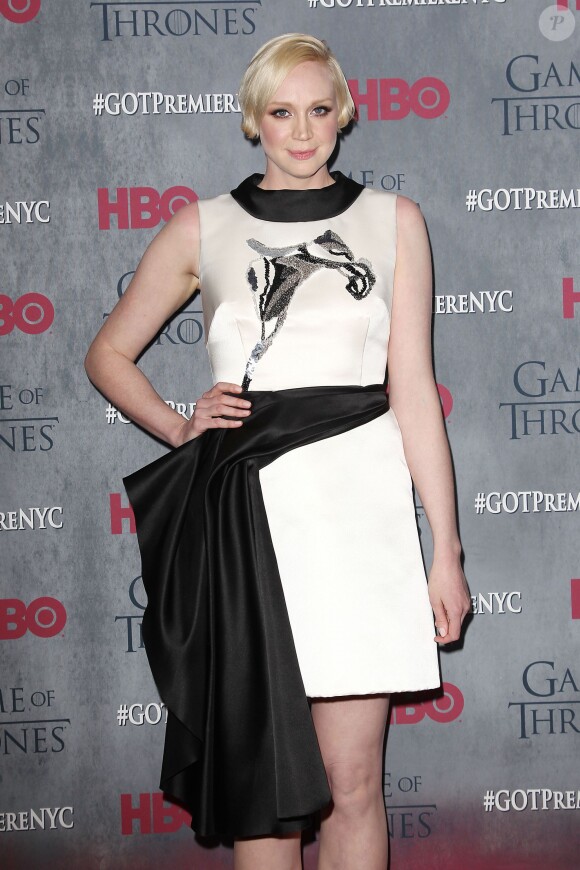 Gwendoline Christie à New York, le 18 mars 2014.
