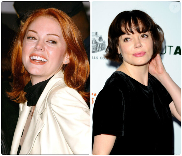 Rose McGowan en 2002 vs. Rose McGowan en 2014.