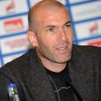 Zinédine Zidane - 11ème match annuel contre la pauvreté à Berne en Suisse le 4 mars 2014.